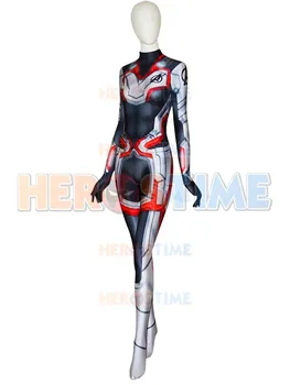 De înaltă Calitate 4 Costume Cosplay 2019 Endgame film Tărâmul Cuantic Echipa Feminină Musculare Costume Personalizate Imagine 1