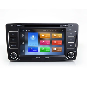 DSP IPS 2 Din DVD Auto GPS Pentru Skoda Octavia 2012 2013 5 A5 Yeti Fabia Android 10 8 Core 4GB RAM Stereo Radio-Navigație Imagine 1