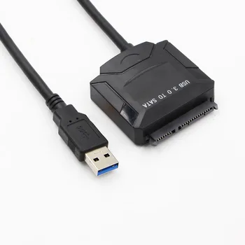 Fierbinte de Vânzare pe Unitatea USB Cablu SATA22pin Hard Disk Cablu Adaptor USB3.0 La SATA Cablu de Date Adaptor Imagine 1