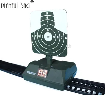 Jucaus sac de Resetare Automată a Urmări Ținta Electronice de Notare Copii Burete bullet Joc de Masă Țintă în Mișcare Jucărie QG140S Imagine 1