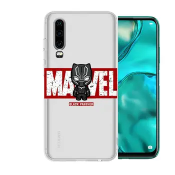 Marvel Avengers Hero numele Anime Cazul în care Telefonul Pentru Huawei p50 P40 P30 P20 P10 P9 P8 Lite E Pro Plus Etui Coque Pictura Hoesjes co Imagine 1