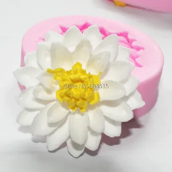 Mini 3D seria * lotus fondante mucegai * Gumă de mestecat pastă de mucegai * săpun manual mucegai * ciocolata mucegai FM137 Imagine 1