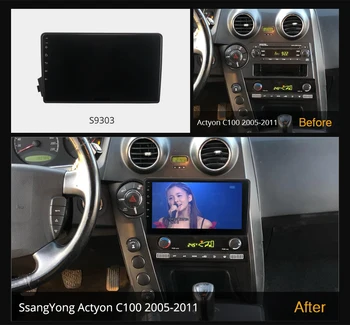 Ownice Autoradio auto Radio 2 Din pentru SsangYong Actyon C100 2005 - 2011 Android 10.0 Multimedia 4G LTE 6G 128G Nici un DVD Imagine 1