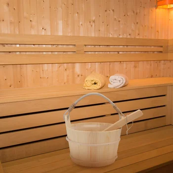 Sauna Galeata Din Lemn Ladlewood Waterspa Set De Baie Picior Scoop Cadă De Baie Găleată Lingura Showeraccessories Kit Linguri Accesoriu De Bucătărie Imagine 1