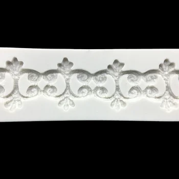 Silicon 3D Dantele Forme de Tort Fondant de Ciocolata Bomboane Jeleu Silicon Decorare Mucegai Instrumente Imagine 1