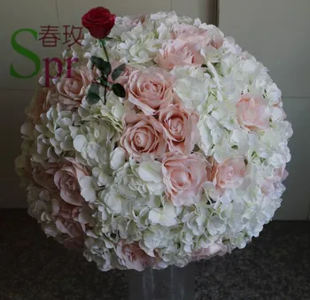 SPR transport gratuit noi. nunta flori artificiale masă de nuntă cu flori mingea centrala decorative etapă arc floral Imagine 1