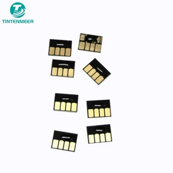 TINTENMEER calitate excelenta Refillable cartuș Auto reset chip 8 culoare ca 1 set compatibil pentru HP 38 Imagine 1