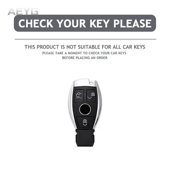 TPU Piele Cheia de la Mașină Caz Acoperire Pentru Mercedes-Benz a B R G Clasa GLA, GLK w204 W251 W463 W176 Protector Titularul Shell Accesorii Imagine 1