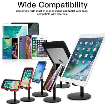 Universal din Aluminiu Stand de Birou Suport Pentru Xiaomi Titularul de Telefon Mobil Pentru iPhone Metal Tablete Stand Pentru ipad Imagine 1