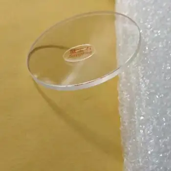 W4814 Plat Safir Ceas Cristal 2.0 mm Grosime Sticlă Rotundă 36mm Diametru Culoare Transparent Imagine 1