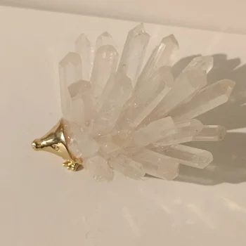 1 buc Pietre Naturale de animale Arici sculptură Cristale de Cuarț Alb Geode Cluster Minerale acasă Decorare cadou Imagine 2