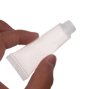 100buc Luciu de Buze Tuburi din material Plastic Moale de Călătorie Sticla Goală de Cremă de Mici Ambalaje PVC Mini Eșantion Cosmetice Containere de 8 ml Imagine 2