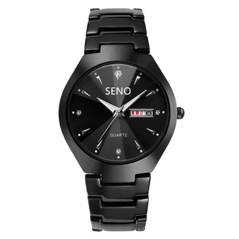 2021 noul ceas de moda seno chennuo complet automat non mecanice bărbați impermeabil ceas, calendar dublu coreean ceas pentru bărbați Imagine 2