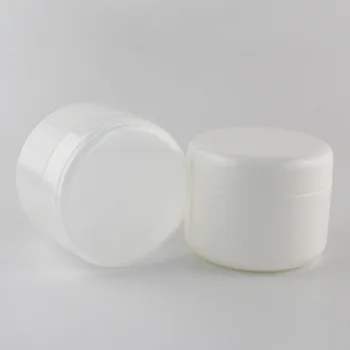 250g X 24 Alb Gol Crema Container Cosmetice Borcane ,250ml de Îngrijire a Pielii Masca Crema PP Sticle Și Ambalaje din Plastic Borcan de Ghiveci Imagine 2
