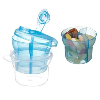 3 Grila Portabil Lapte Praf Formula Dozator BPA Gratuit Container pentru Alimente pentru Sugari Bean Cutie de Depozitare pentru copii Îngrijire Copilul de Călătorie Sticla Imagine 2