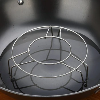 3Pcs de Profil Înalt Vapor Vase de Bucatarie Rotunda din Inox Vase de Gătit cu Abur Rack Stand Bucătărie, încălzire Consumabile Imagine 2