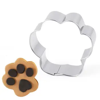 3pcs/set Câine de Companie Os Gheara Fondant Cake Decor Instrumente de Metal Cookie Cutter Inserați codul Biscuit de Ciocolata Oțel de Copt Mucegai Imagine 2