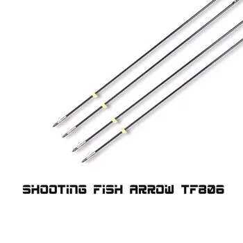 4buc de Pescuit din fibra de sticla Săgeți Lungime 88cm Diametru 8mm pentru Compusul/Arc Recurve de Pescuit, de Vânătoare, de tir cu Arcul de Fotografiere Imagine 2