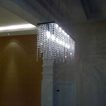 candelabru modern de iluminat 100% K9 Lustre candelabre de cristal plafon lumini led-uri pentru acasa, Mese Art Deco Luminile Nordice Imagine 2