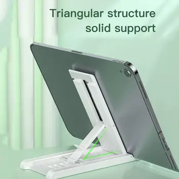 Desktop Laptop Suport Pliabil Portabil Reglabil Mini Moblie Suport De Telefon Pentru Iphone IPad Xiaomi Smartphone, Laptop, Stand Birou Imagine 2