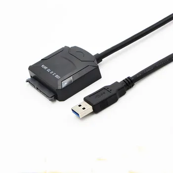 Fierbinte de Vânzare pe Unitatea USB Cablu SATA22pin Hard Disk Cablu Adaptor USB3.0 La SATA Cablu de Date Adaptor Imagine 2