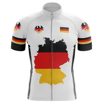 Germania 2022 Noi de Vara Ciclism Jersey Respirabil Racing Sport Biciclete Jersey Bere Echipa de Bărbați Ciclism Îmbrăcăminte Scurtă Tricou de Biciclete Imagine 2