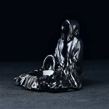 Grim Reaper DIY Realitate Sfera Suportul de Bază Naturale glob de Cristal Mână-a Făcut Afișarea Reiki Meditație Acasă Decor Gradina Cadou Imagine 2
