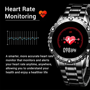 LIGE 2020 Nou Ceas Inteligent Bărbați Sport Impermeabil Rata de Inima tensiunea Tracker de Fitness Smartwatch Pedometru reloj inteligente Imagine 2