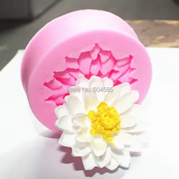 Mini 3D seria * lotus fondante mucegai * Gumă de mestecat pastă de mucegai * săpun manual mucegai * ciocolata mucegai FM137 Imagine 2