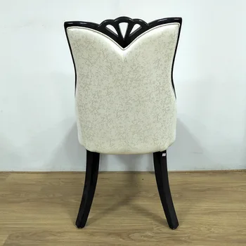 Modern, simplu de stejar din lemn masiv coreean scaun de luat masa Europene scaun scaun cu spatar Imagine 2