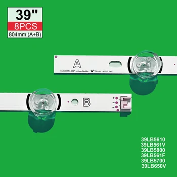 Noi 16PCS/2set LED backlight bar de striptease perfect compatibil pentru LIG 39 Inch TV 39LB561V 39LB5800 innotek DRT 3.0 39 inch, Un B Imagine 2