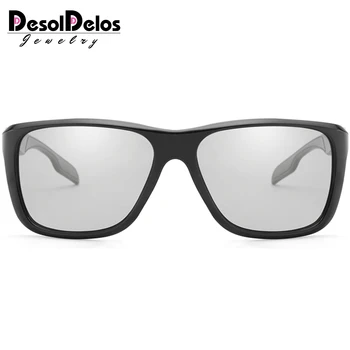 Oamenii Fotocromatică ochelari de Soare Noi Polarizat ochelari de Soare Femei UV400 fără ramă Anti-orbire Ochelari de Soare Gafes de sol N270 Imagine 2