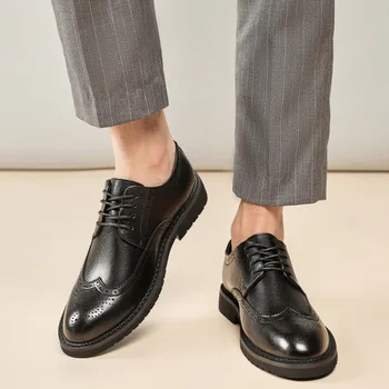 Pantofi din piele casual tendință doamnelor pantofi plat 2022 trend nou Imagine 2