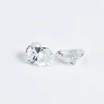 Real 0.1-5CT D VVS1 Culoare Pere Tăiat Moissanite diamante Certificate Gra Moissanite Diamant Șirag de mărgele Trece Tester pentru Bijuterii Diy Imagine 2
