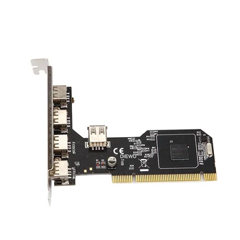 Riser Card Splitter Adaptor Adaptor de 5 Porturi USB 2.0 PCI converter accesorii de calculator Pentru Desktop PC Game Hub card de Expansiune Imagine 2