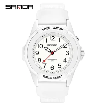 SANDA Moda Sport pentru bărbați Ceasuri de Lux Nou Digital Impermeabil Cuarț Clasic de Calitate Superioară Ceasuri Relogio Feminino Imagine 2