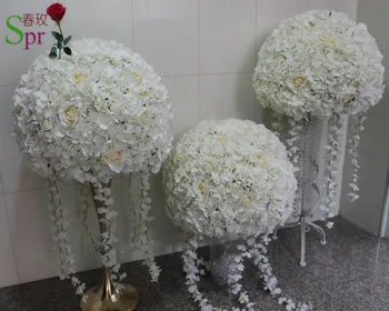 SPR transport gratuit noi. nunta flori artificiale masă de nuntă cu flori mingea centrala decorative etapă arc floral Imagine 2