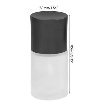 Sticlă Esența Lotiune Pompa de Sticlă Gol Container Cosmetice fond de ten Lichid, Dozator cu Pompa de Presiune pentru Cap și Capac 28ED Imagine 2