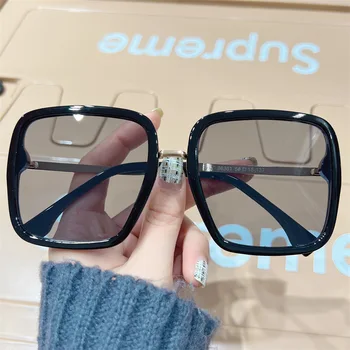 2022 Noua Moda ochelari de Soare pentru Femei Poligonale de Mari dimensiuni Rama Fata Mica Anti-ultraviolete UV400 de Lux ochelari de Soare Retro Gafas De Sol Imagine 3