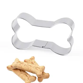 3pcs/set Câine de Companie Os Gheara Fondant Cake Decor Instrumente de Metal Cookie Cutter Inserați codul Biscuit de Ciocolata Oțel de Copt Mucegai Imagine 3
