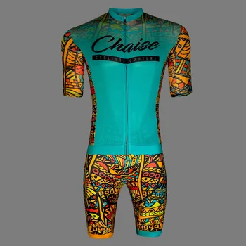 Ciclistă Couture 2021 Noi Chaise Bike Set de Vara pentru Bărbați Ciclism Jersey Bib Shorts 9D Pad Colorate, cu Maneci Scurte Costum Confortabil Imagine 3