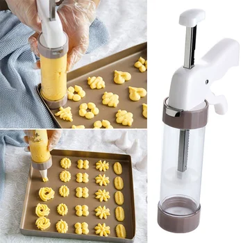 Cookie Apăsați Kit - Cookie De Presă A Face Arma Biscuiți Tort Mucegai Cookie Apăsați Filtru De Mașină Desert Decor Imagine 3
