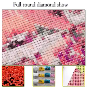 Diamant Pictura arta Abstractă panglică colorat curcubeu 5d Diamant Broderie Ecran Complet Diamant Mozaic cruciulițe Decor Imagine 3