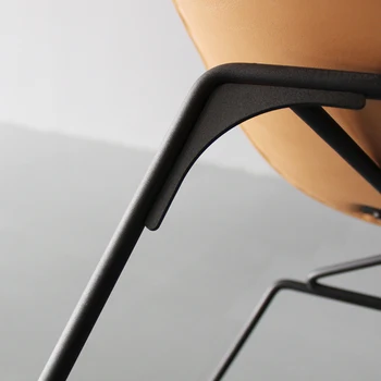 Fier Nordic net red scaun simplu acasă stil industrial scaun de luat masa designer creativ ant de agrement scaun Imagine 3