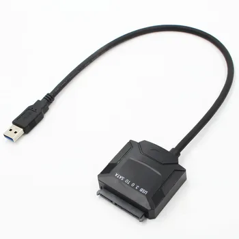 Fierbinte de Vânzare pe Unitatea USB Cablu SATA22pin Hard Disk Cablu Adaptor USB3.0 La SATA Cablu de Date Adaptor Imagine 3