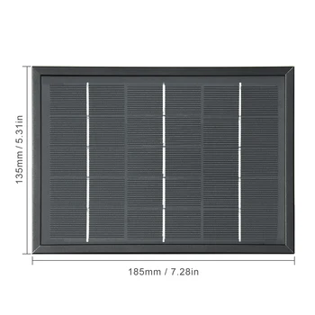 Kit de Alimentare solară 7.5 V 3W Panou Solar Iaz de Gradina DC Poate fi conectat la pompa de 5V lampa Fantana Piscină Acvariu care Circulă Pompa Imagine 3