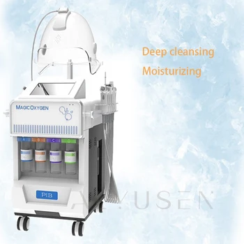 Multifunctional Hidro Dermabraziune Profesie Anti Aging Faciale Mașină De Oxigen Peeling Diamant Injecție Instrument Salon Clinica Imagine 3