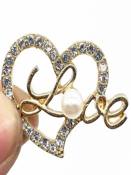 NOI Albină, Fluture Pantofi Farmece Designer Croc Farmece Bling Stras Fată Cristal de diamant bijuterie Decor de Metal Pearl Accesorii Imagine 3