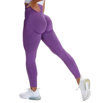 Pantaloni De Yoga Pentru Femei Fund De Ridicare Jambiere Antrenament Scrunch Butt Jambiere Piersic Lift ForTIKTok Jambiere De Talie Mare Pantaloni Imagine 3