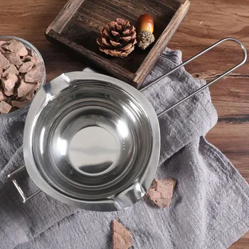 Portabil din Oțel Inoxidabil cu Branza de Ciocolata cu Unt de creuzet Pan Bucătărie de Lapte Castron Cazan Instrumente de Gătit DIY Accesorii Imagine 3